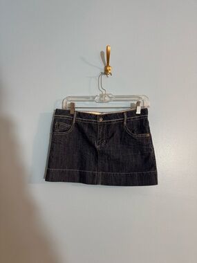 vintage y2k micro mini denim skirt from “So” 100% cotton